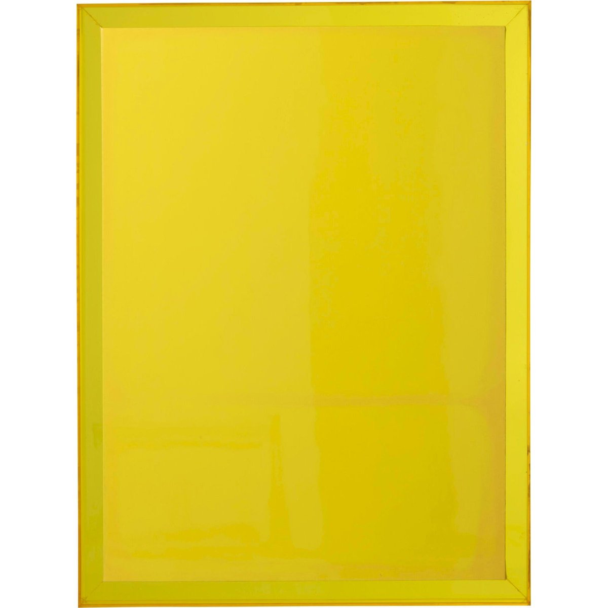 Décoration murale moderne en toile jaune fluo, RECOLLECTION