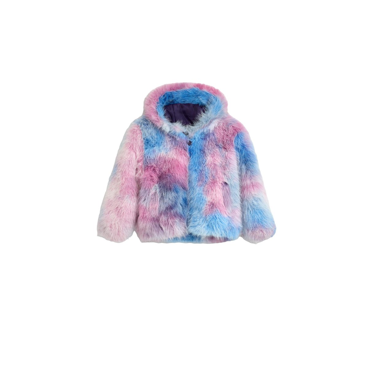 Manteau à capuche imprimé bleu, DESIGUAL