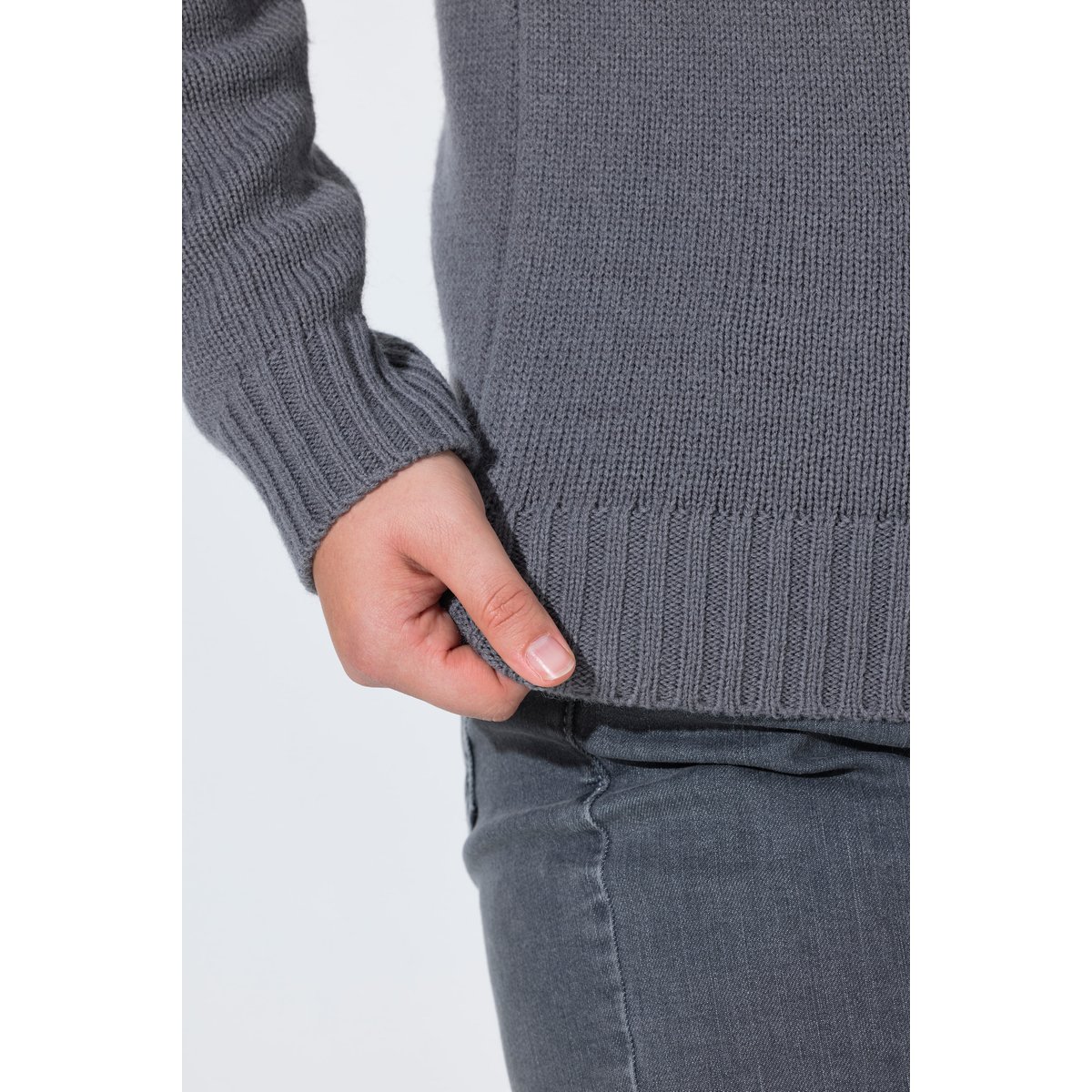 Pull motif norvégien gris chiné, ULLA POPKEN