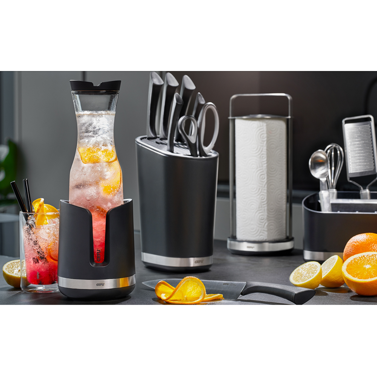Rafraîchisseur De Bouteilles Et Carafes Smartline noir, GEFU