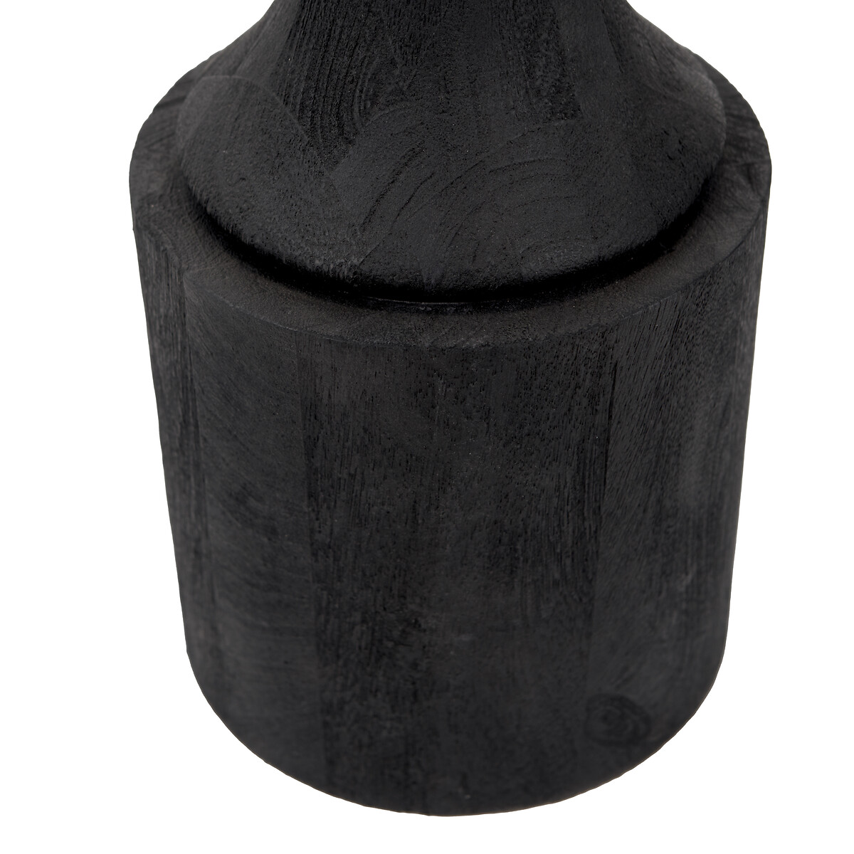 Manaia Tall Wood Floor Lamp Base black, SO'HOME