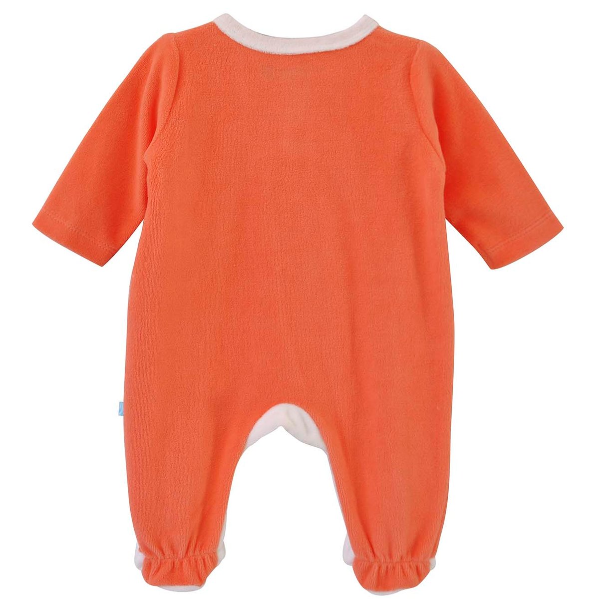 Pyjama grenouillere cocteau orange, SUCRE D'ORGE