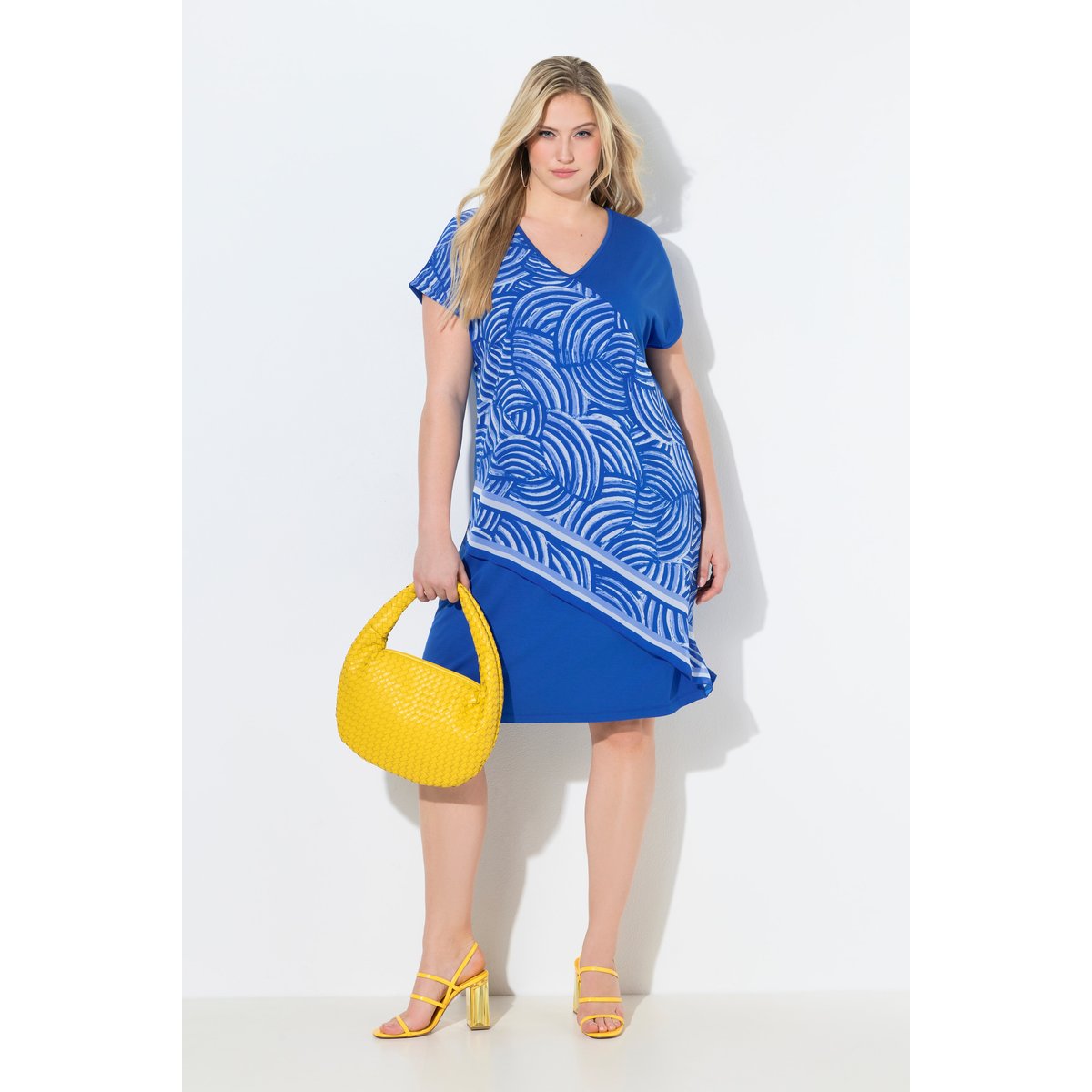 Robe en jersey oversize bleu azur, ULLA POPKEN