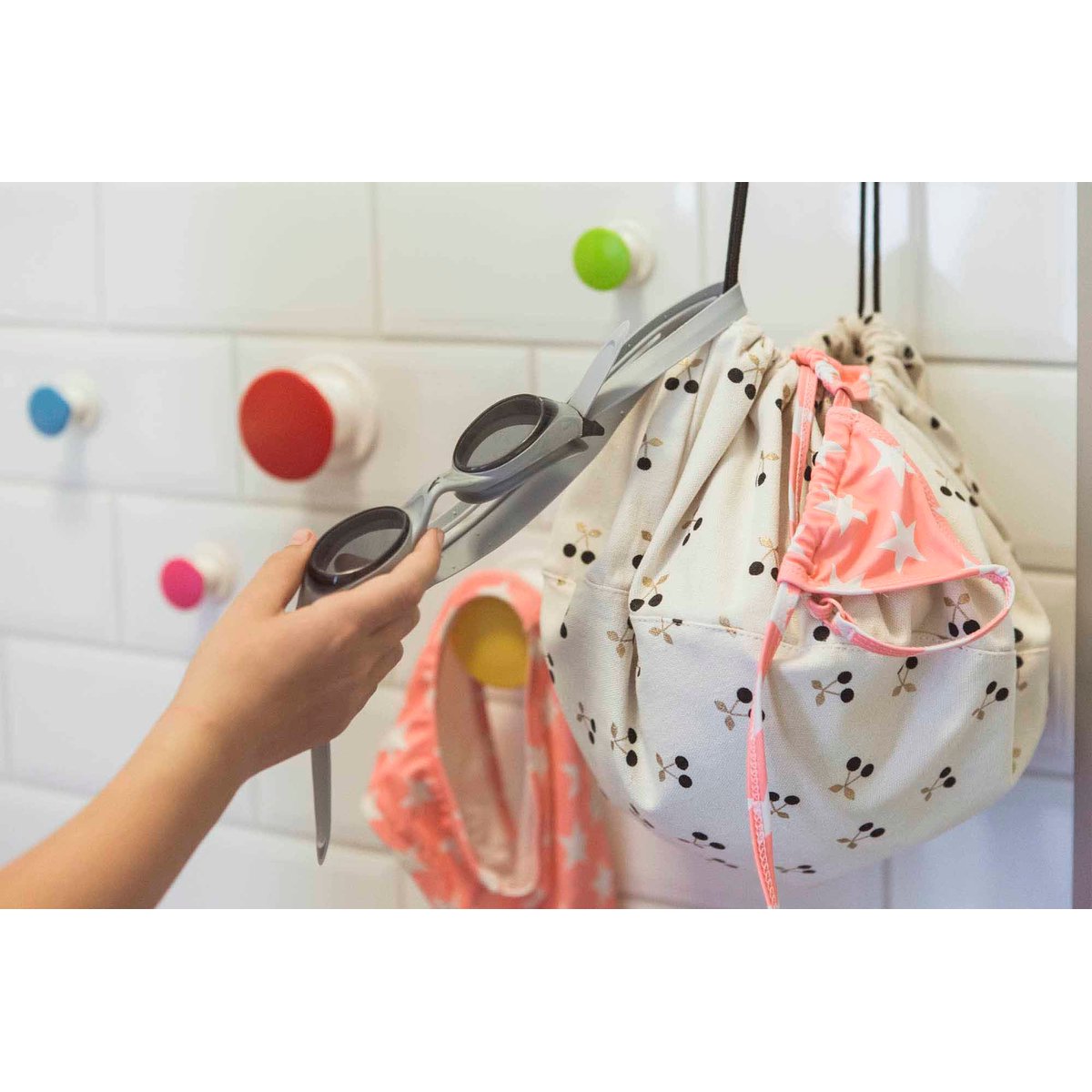 sac de rangement mini - cherry blanc coquille, PLAY&GO