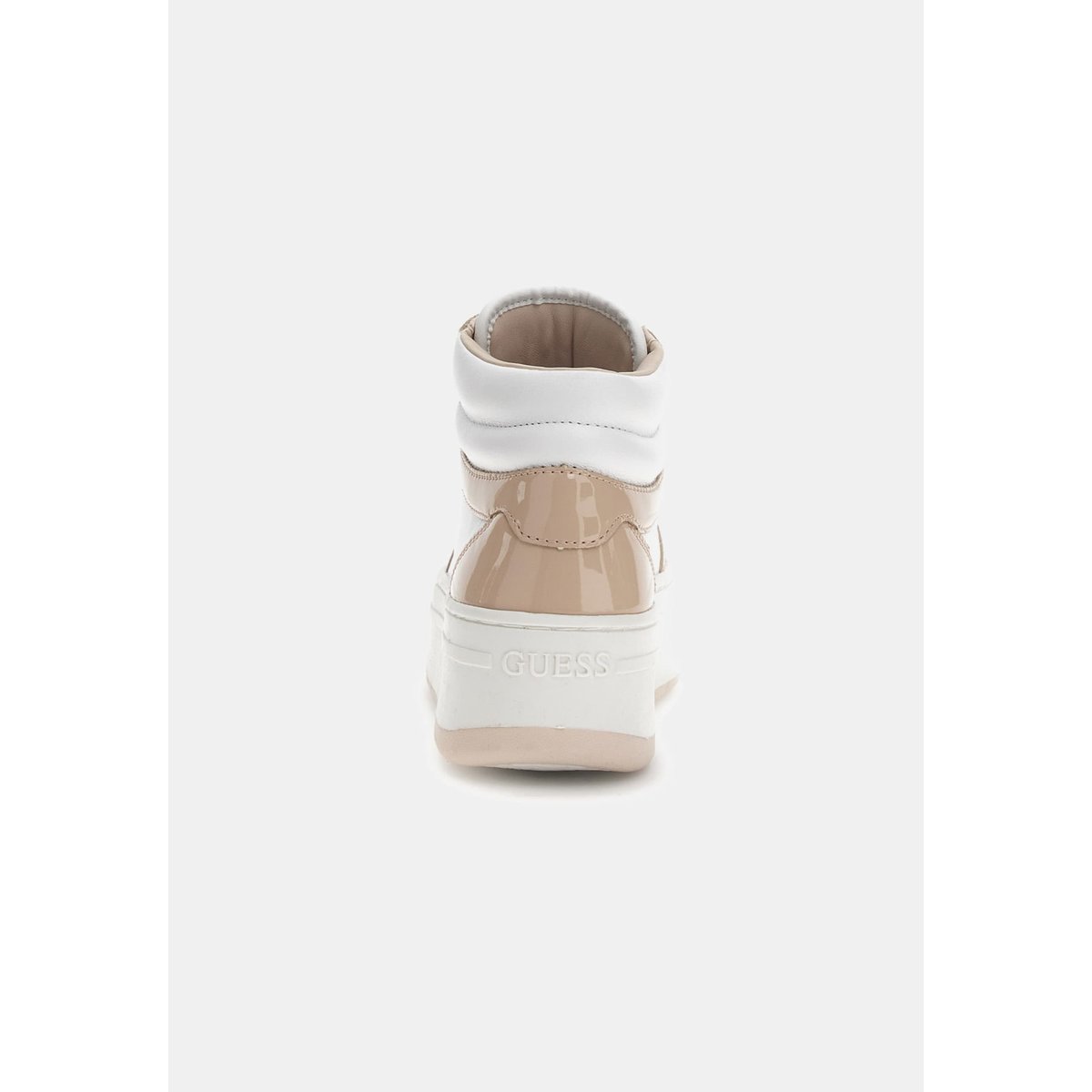 Sneaker Montante Linzy Cuir Mélangé rose, GUESS
