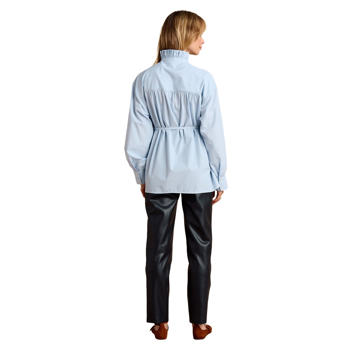 Chemise de grossesse et allaitement bleu ciel, ENVIE DE FRAISE