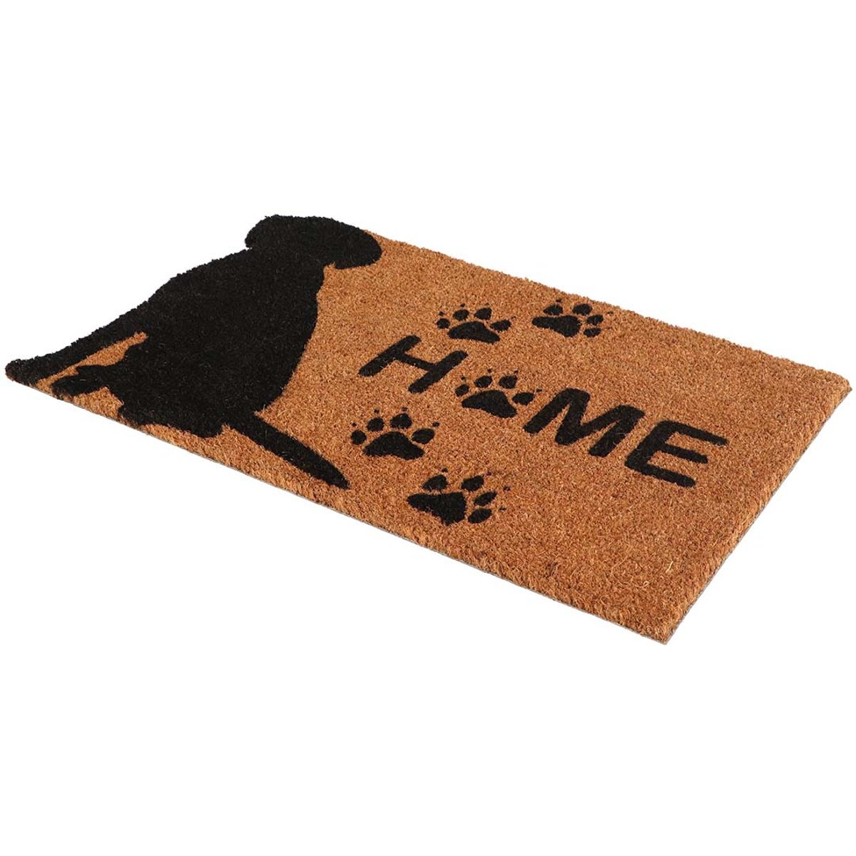 Paillasson en fibres de coco motif animal Welcome Chien marron, BEST FOR BOOTS
