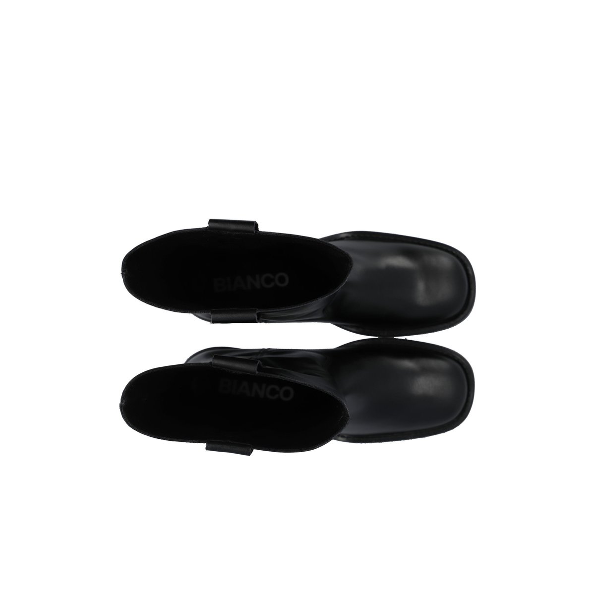 Bottes En Cuir noir - black, BIANCO