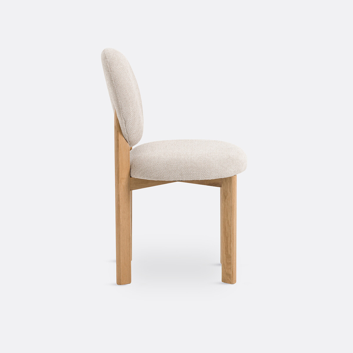 Chaise organique chêne, Orga beige chiné, LA REDOUTE INTERIEURS