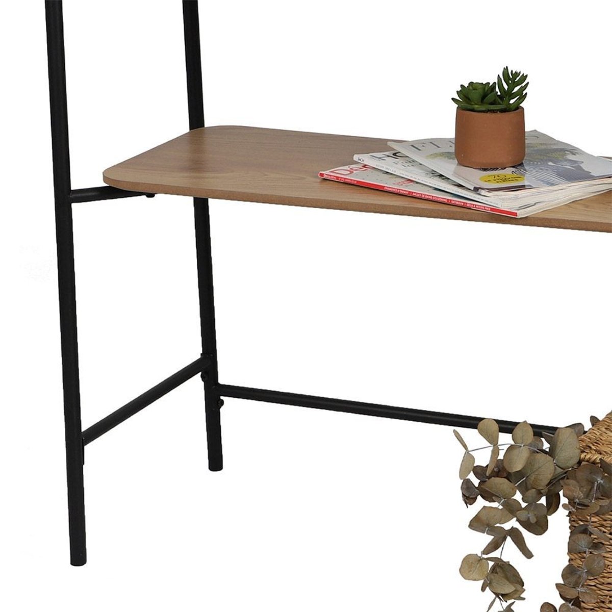 Console 2 niveaux Marcel marron, DECORATIE