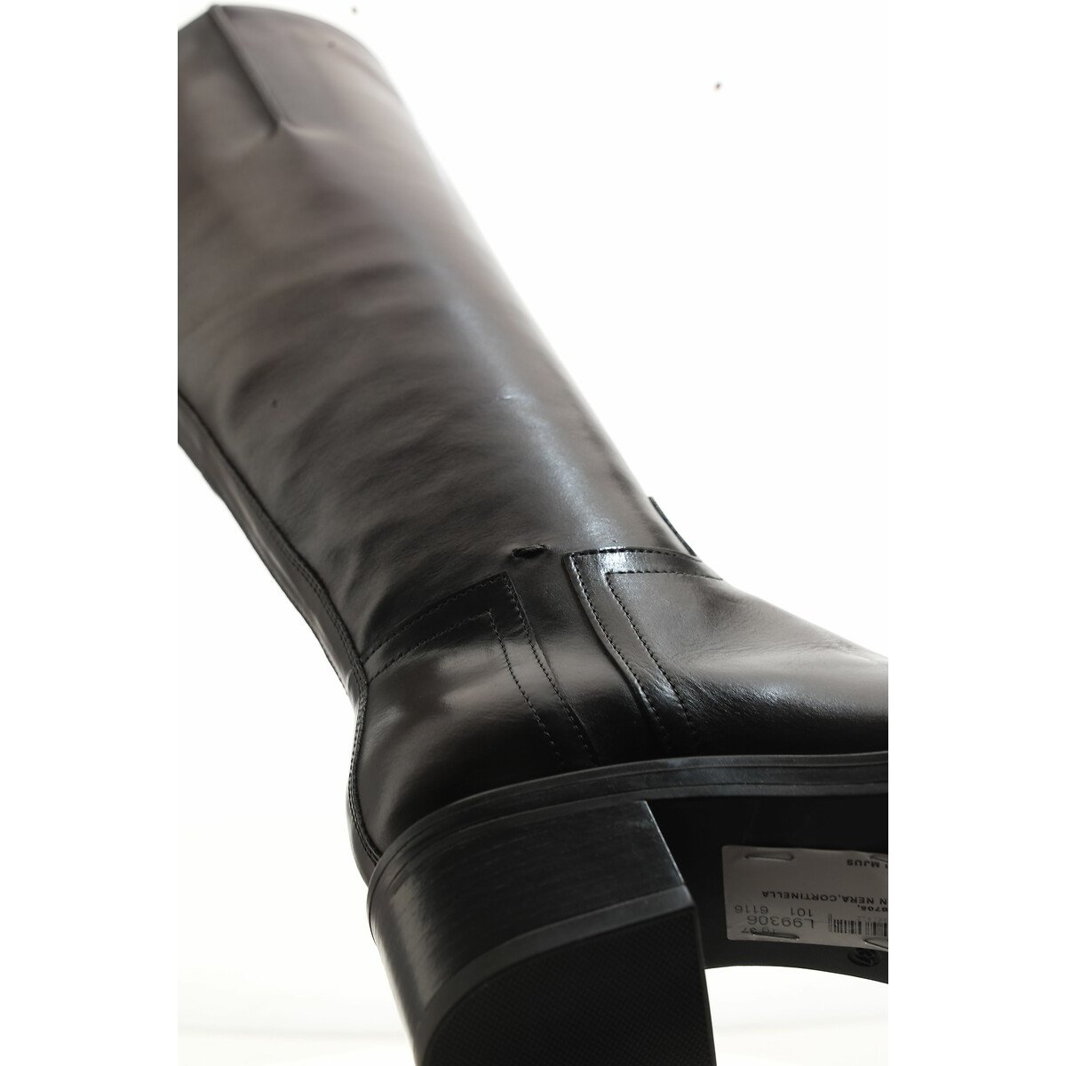 Stivali classici in pelle marrone scuro, MJUS