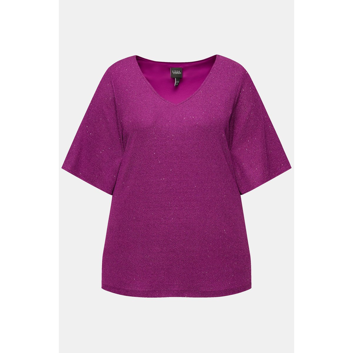 T-shirt doublé et brillant mûre, ULLA POPKEN