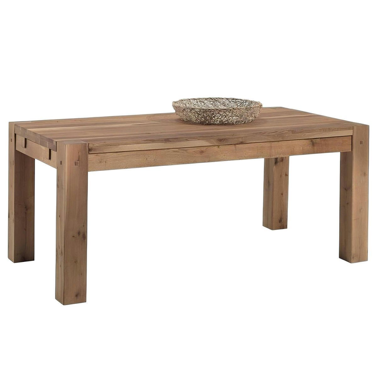 Table à manger extensible en chêne massif style contemporain 180/280cm FJORD bois naturel, PIER IMPORT