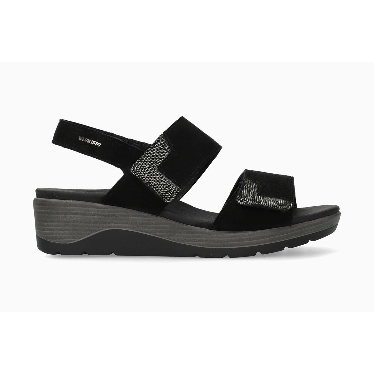 Sandales en cuir CALIE noir p5144408, MEPHISTO