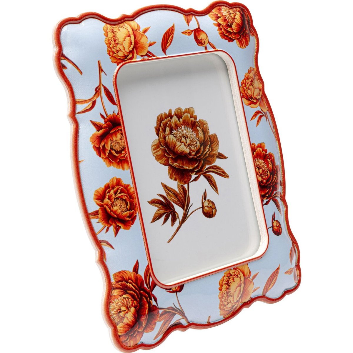 Cadre photo pivoines bleu, KARE DESIGN