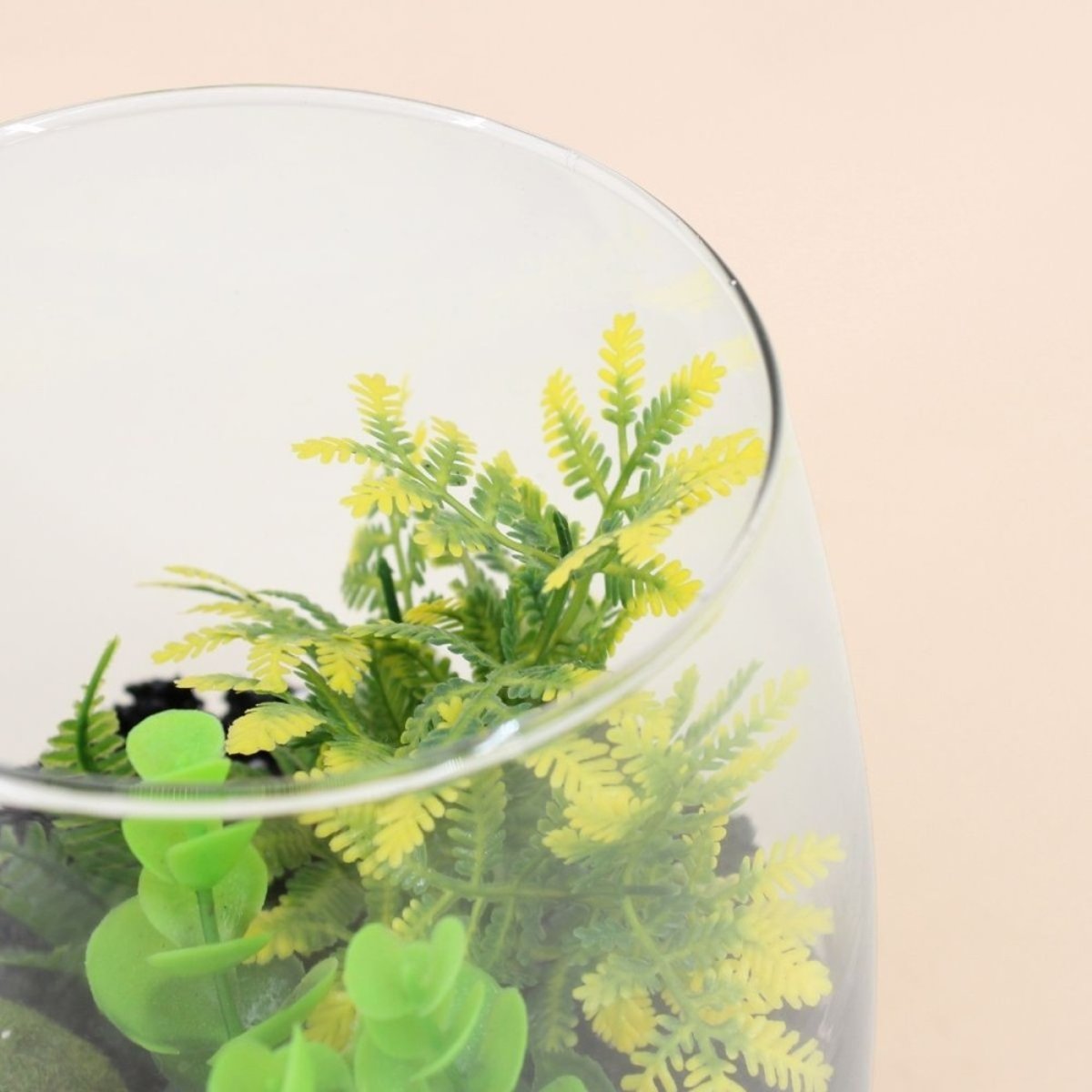 Plante artificielle terrarium 16x13,5cm vert, ORNAMI