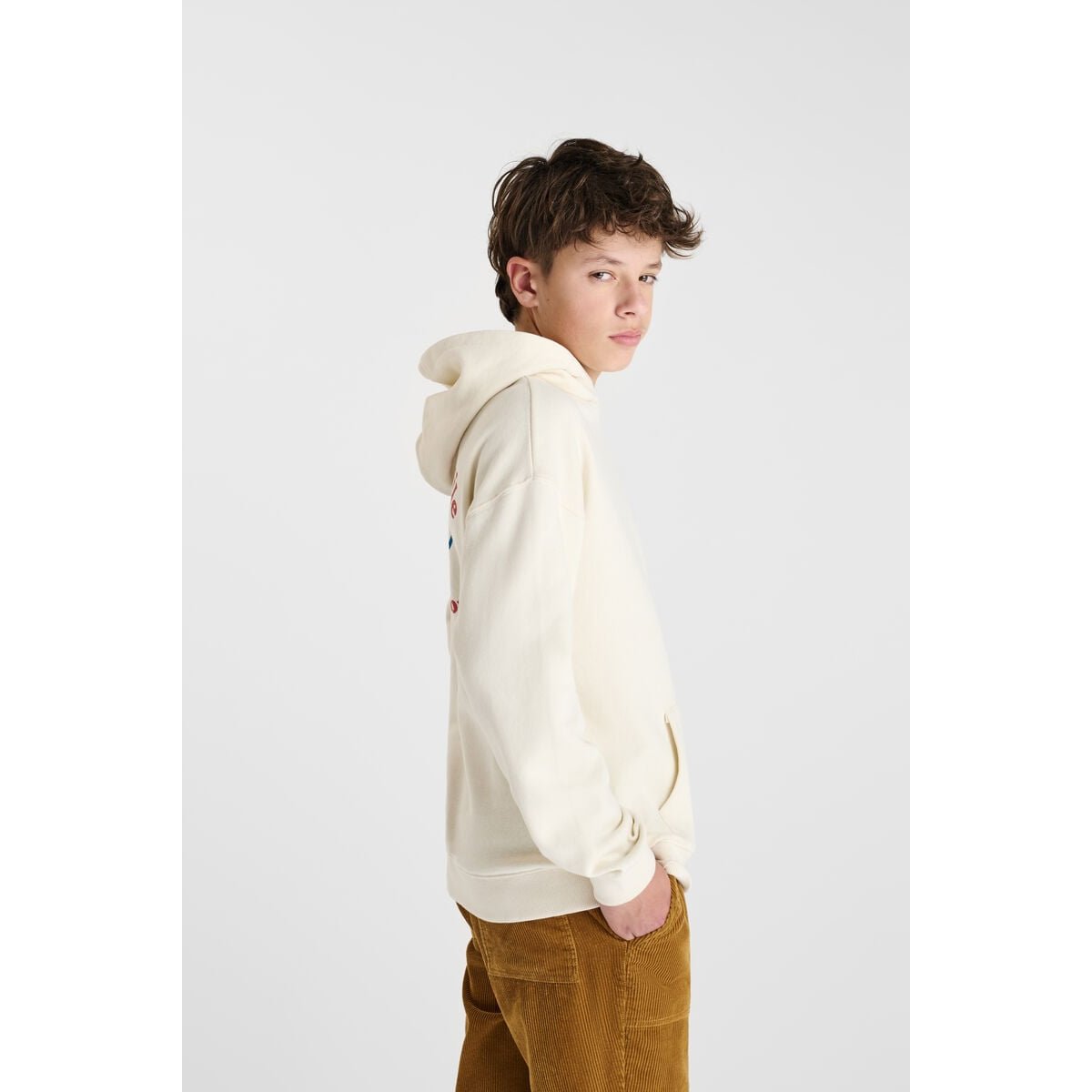 Sweat-Shirt capuche LOUIBO wax, LE TEMPS DES CERISES