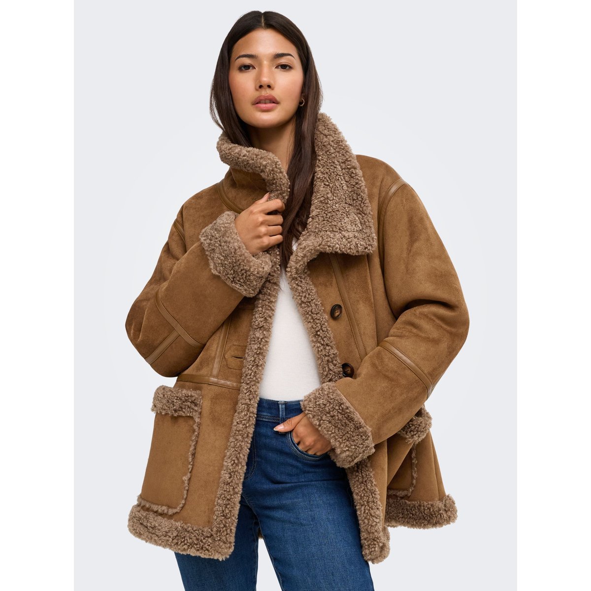Veste marron - otter 1, ONLY