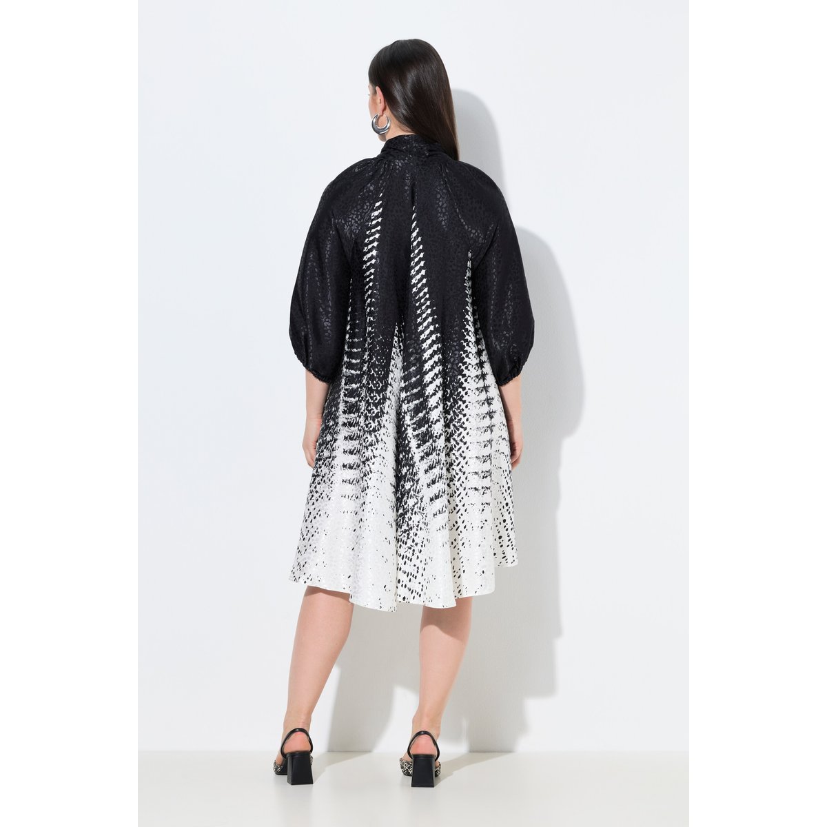 Robe avec lavallière noir, ULLA POPKEN