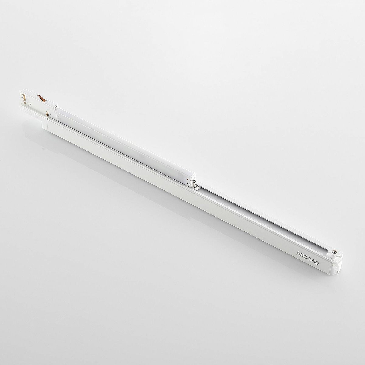 Projecteur pour rail électrique en aluminiumLED blanc (ral 9010), ARCCHIO