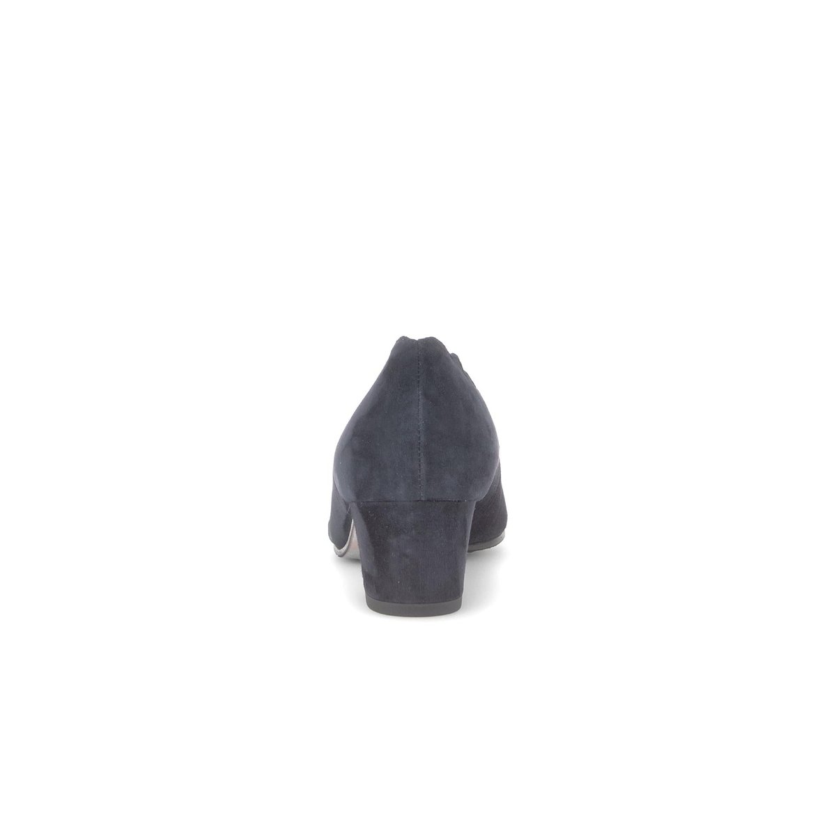 Escarpins en cuir à talon décroché bleu, GABOR