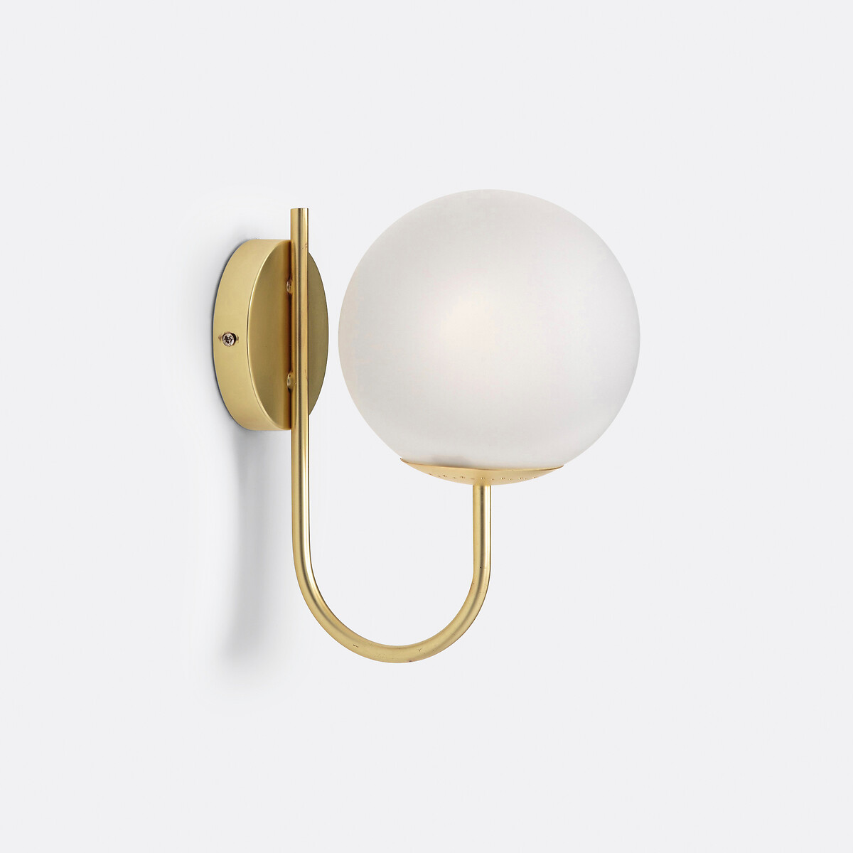 Applique verre opaline, Moricio blanc, LA REDOUTE INTERIEURS