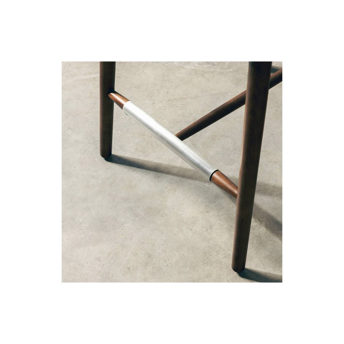 Tabouret de bar collection MIRALI beige et marron chaud, RECOLLECTION
