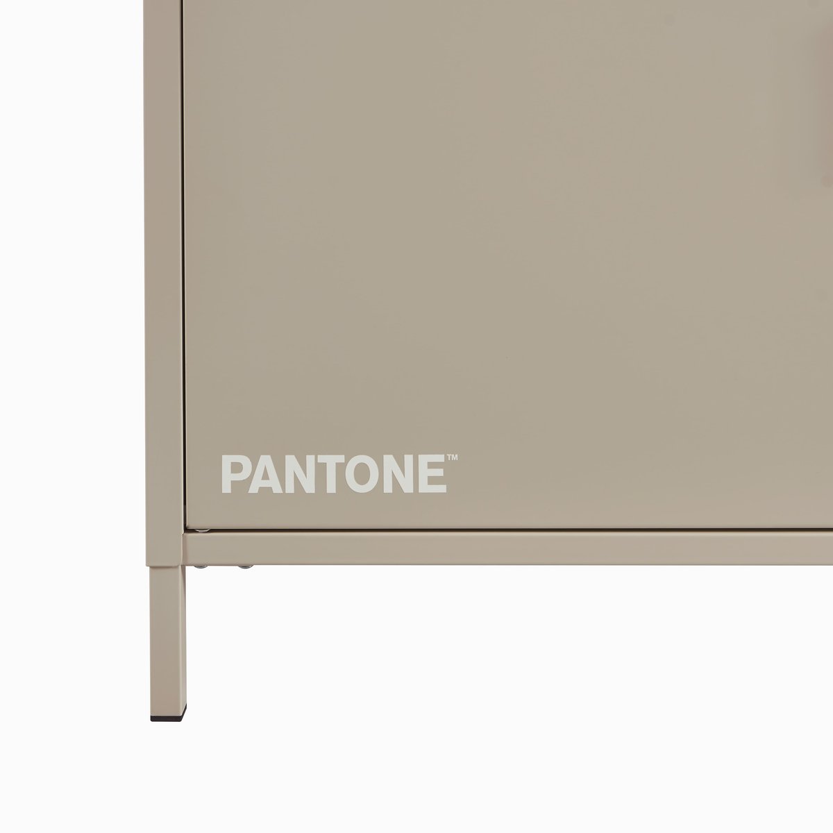 Buffet en acier 3 portes taupe, PANTONE
