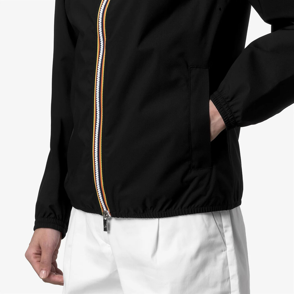 Veste à capuche, LIL 2.0 STRETCH DOT noir, K-WAY