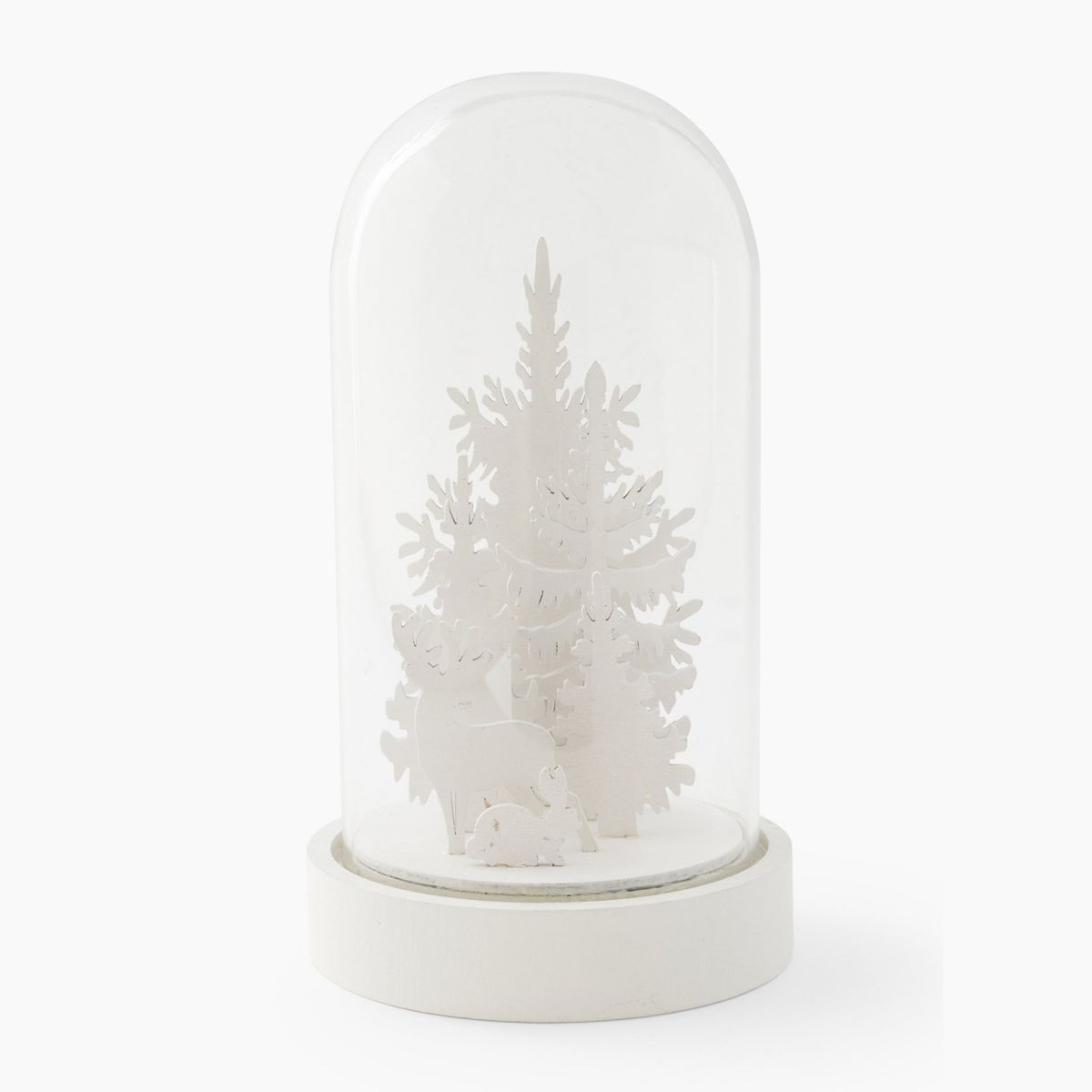 Cloche LED déco gris, MONOPRIX MAISON