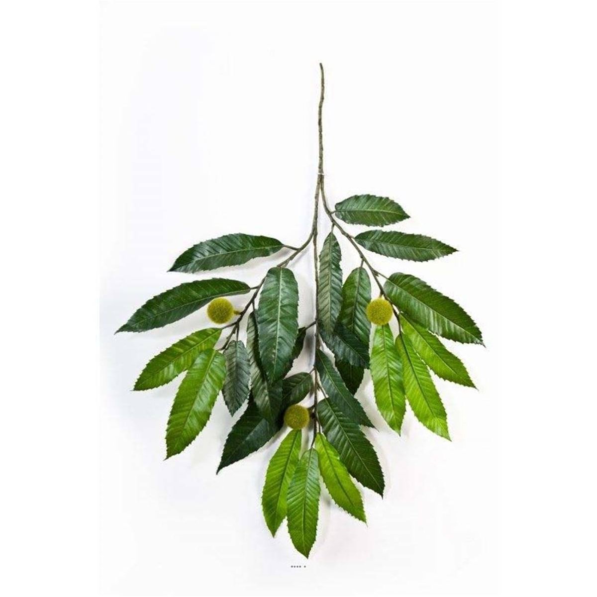 Branche de chataîgnier artificiel avec fruits v002239, ARTIFICIELLES