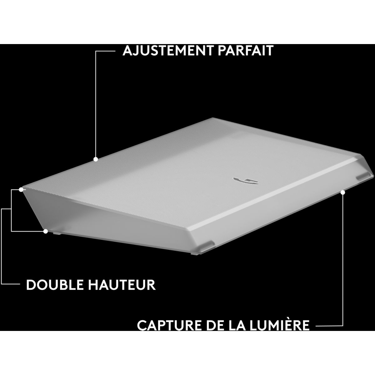 Repose-poignet G512 X PALM REST 75 couleur unique, LOGITECH