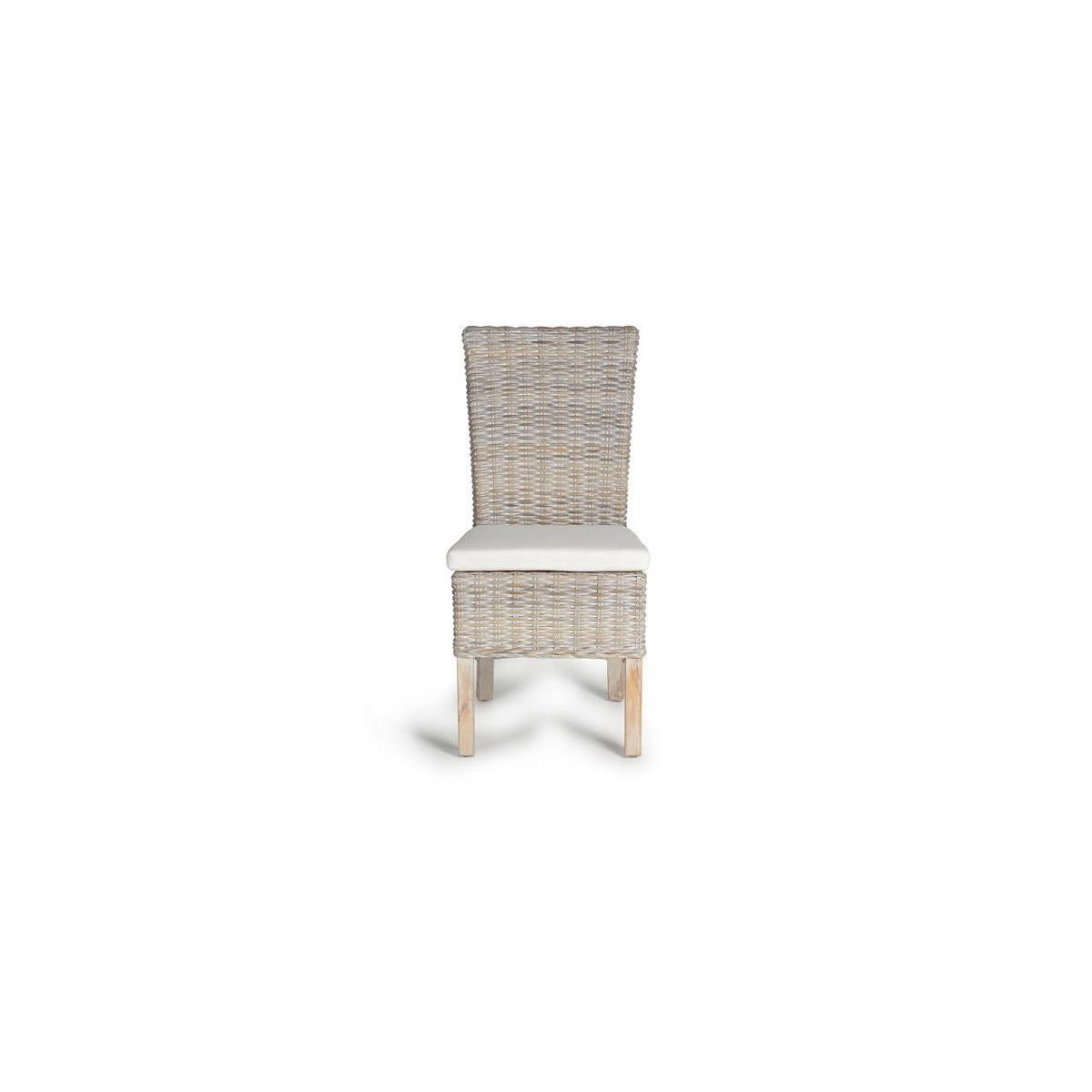 Lot de 2 chaises gris, DECORATION D’AUTREFOIS