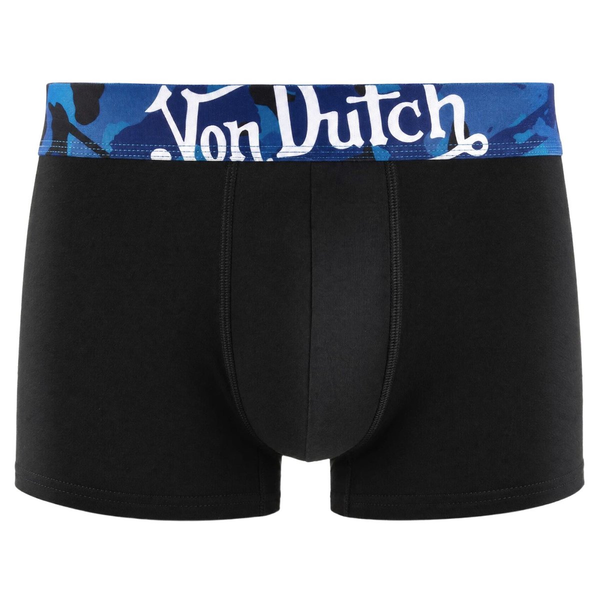 Lot De 4 Boxers Coton bleu foncé/noir/kaki/marron, VON DUTCH