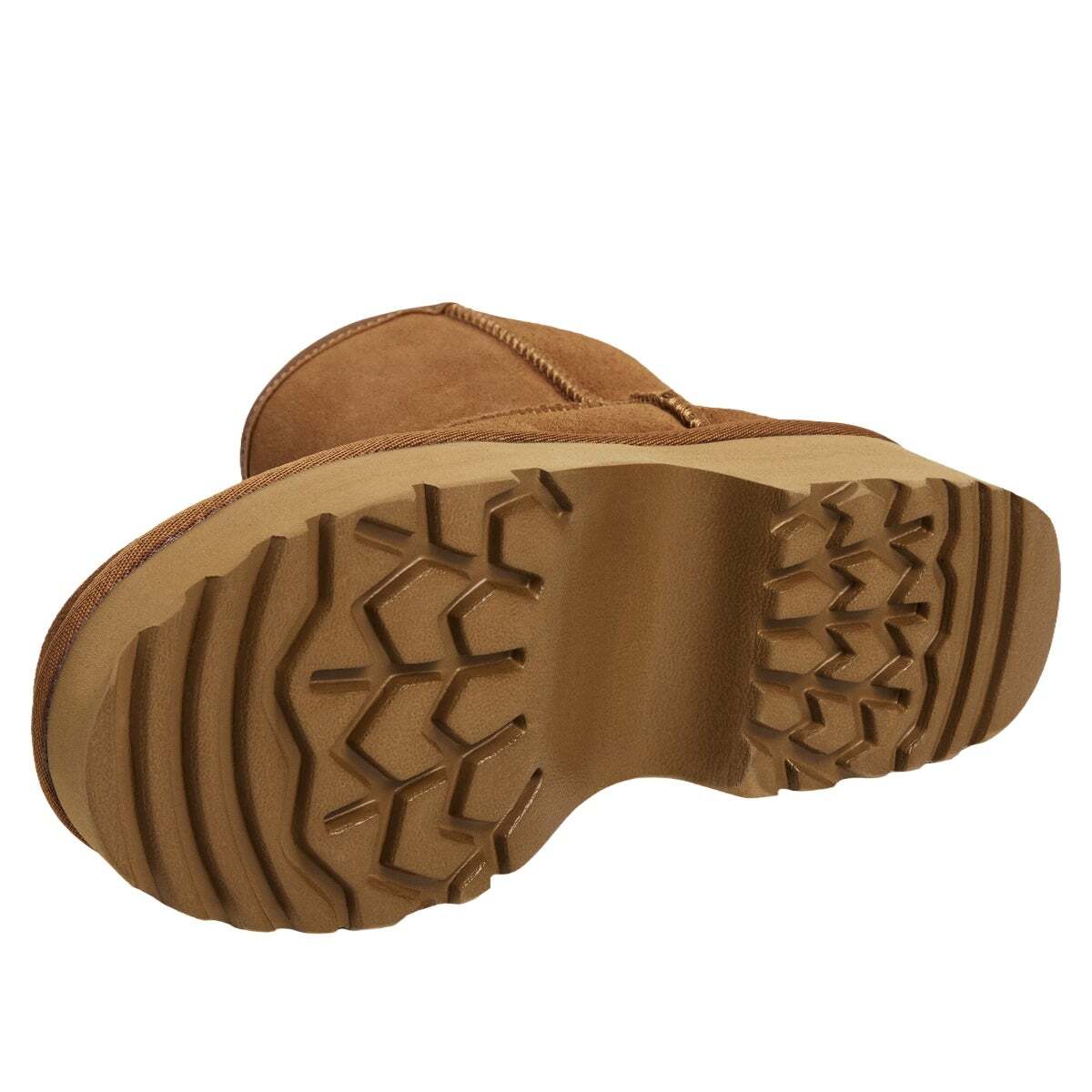 Bottines En Daim À Plateforme brun tabac, PEPE JEANS