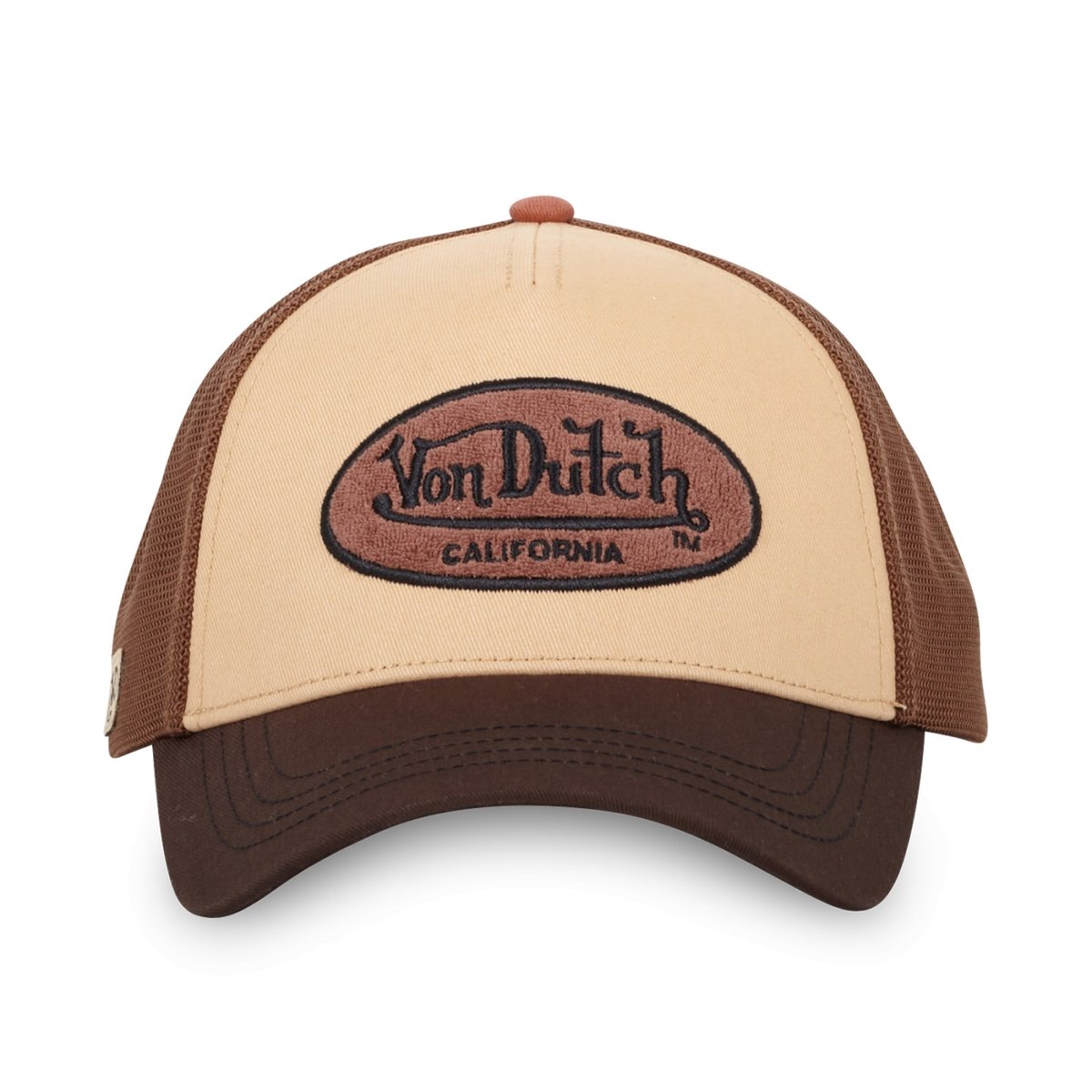 Casquette trucker TERRY beige/marron, VON DUTCH
