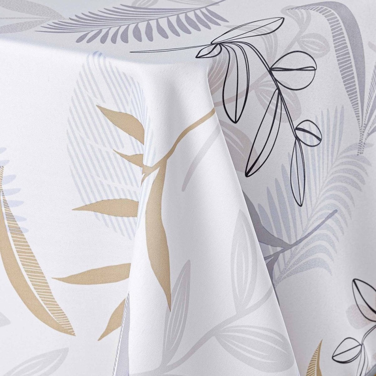 Nappe rectangulaire 150x240 Miraline blanc, DECORATIE