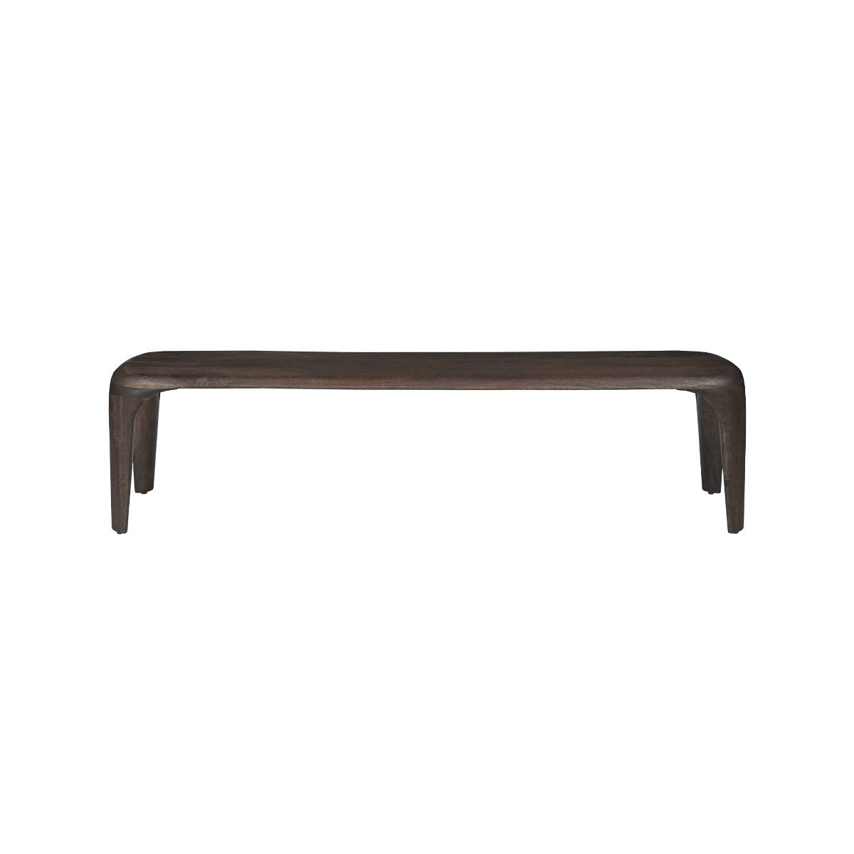 Banc en bois de manguier SELVA bois foncé, MADE IN MEUBLES