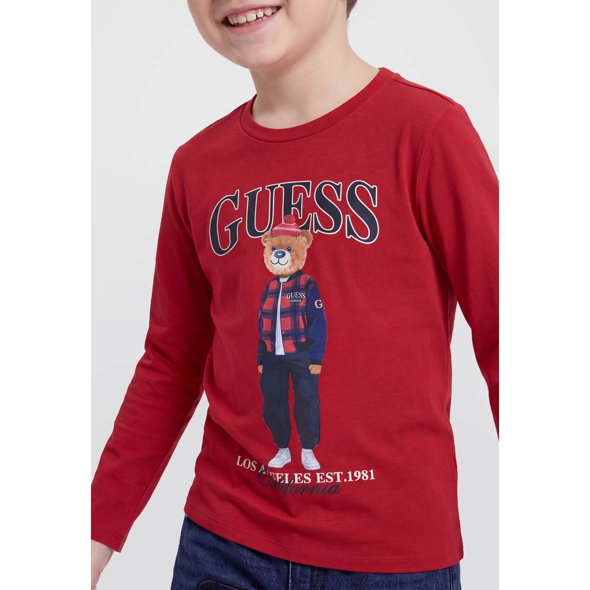 T-Shirt Imprimé rouge, GUESS KIDS