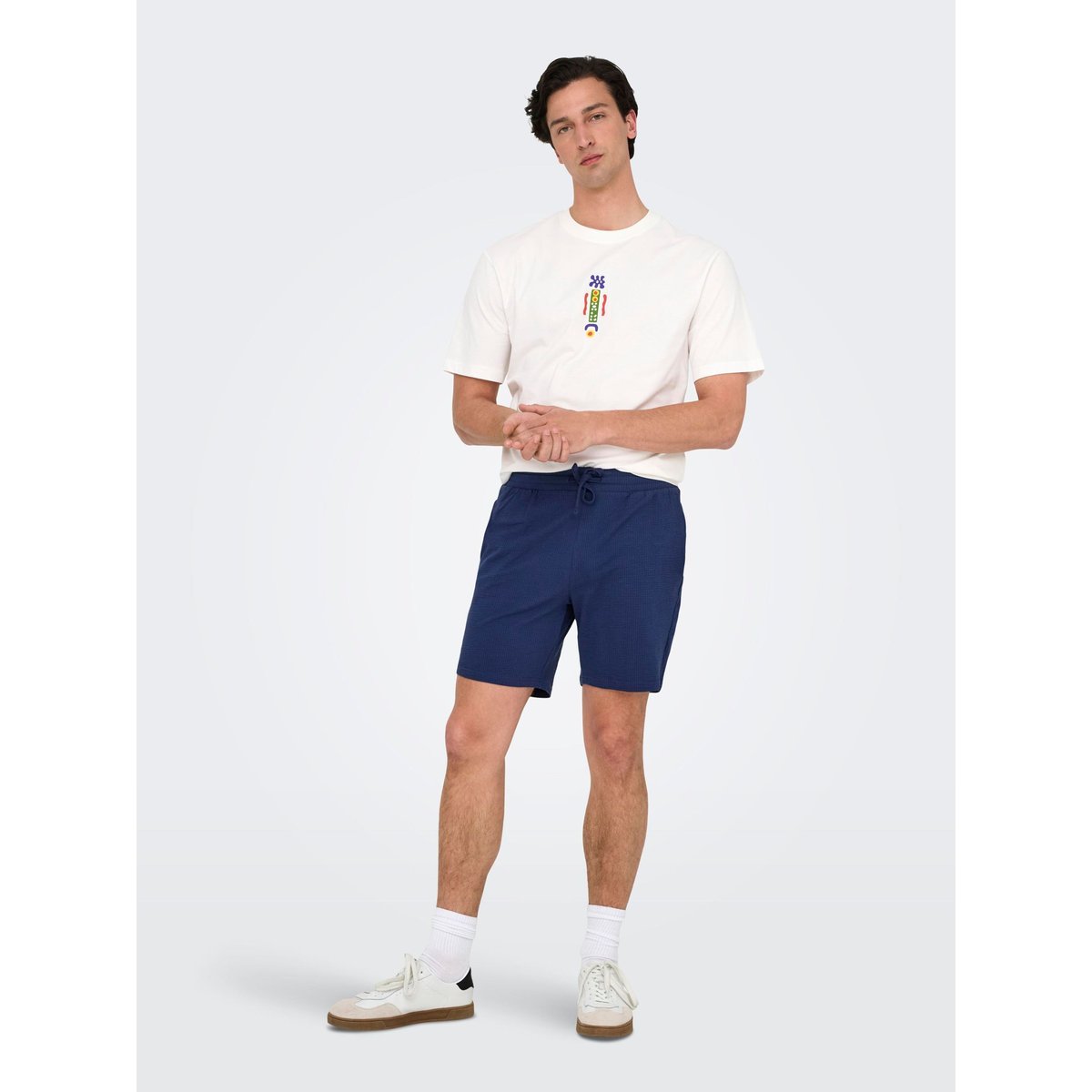 Short De Jogging bleue - naval academy 1, ONLY & SONS