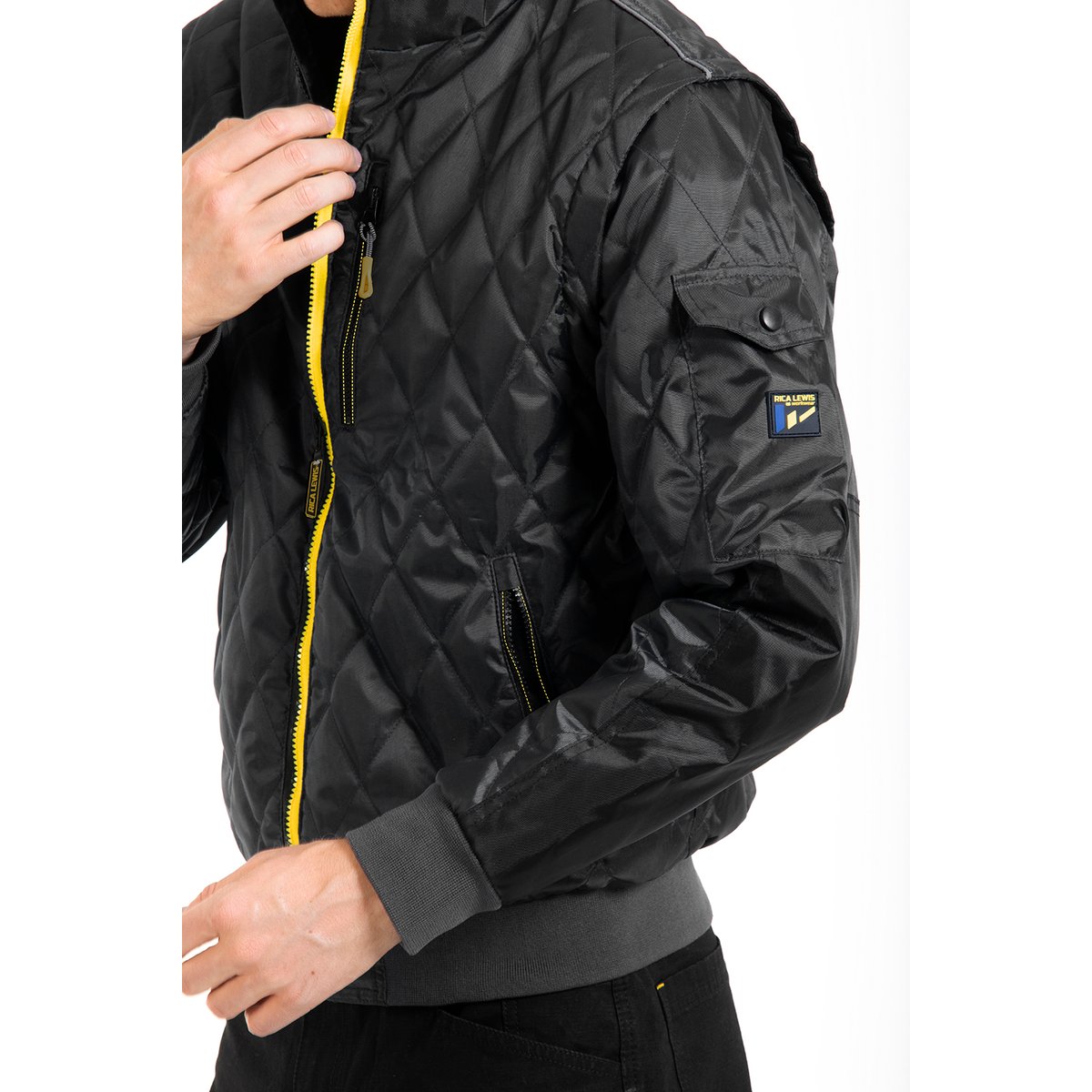 Blouson coupe bomber 2en1 TWIN gris, RICA LEWIS