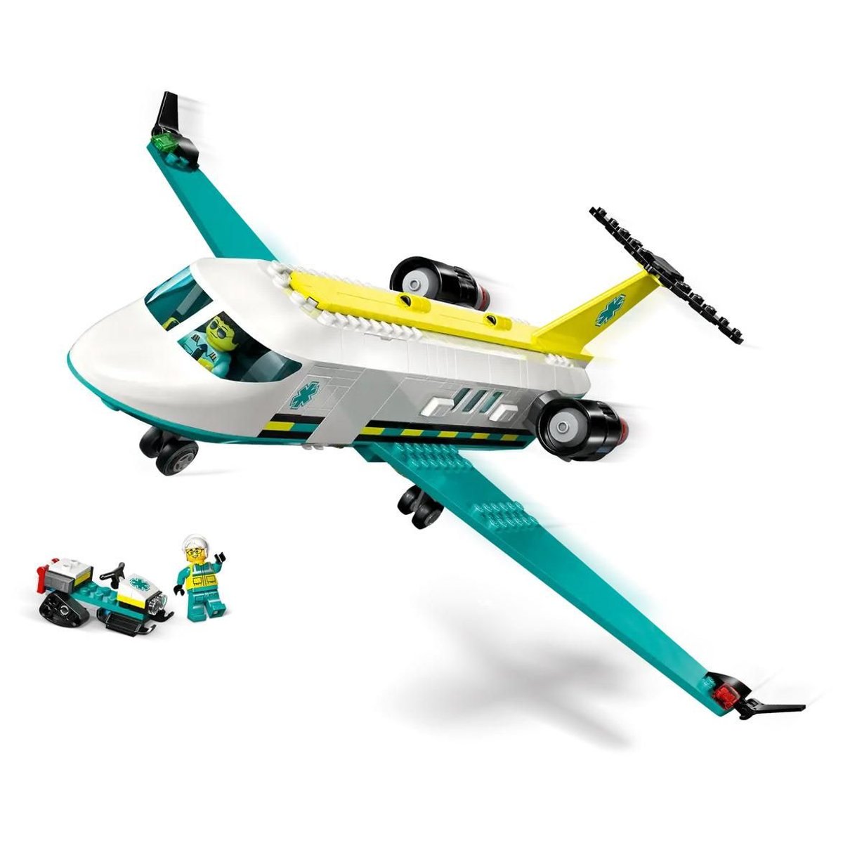 LEGO City - Ambulance de Secours Aérienne 60465 : Aventures de Sauvetage multicolore, LEGO