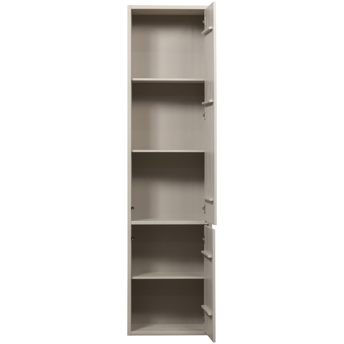 Armoire de rangement étroite en pin MEGGY dust, WOOOD