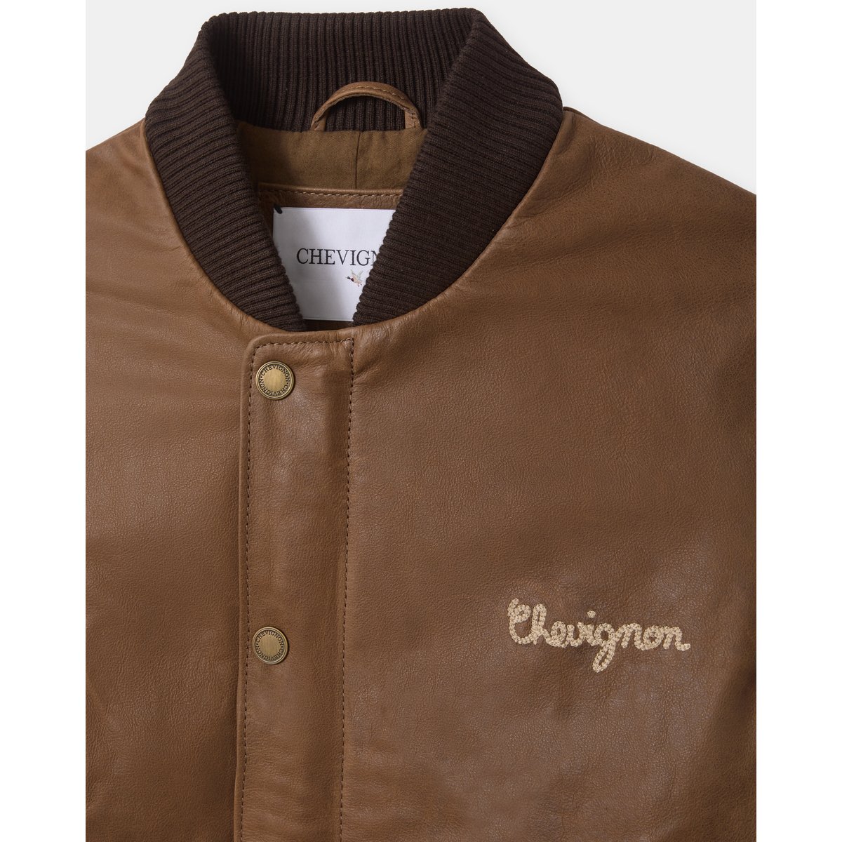 Veste en cuir DALLAS marron, CHEVIGNON