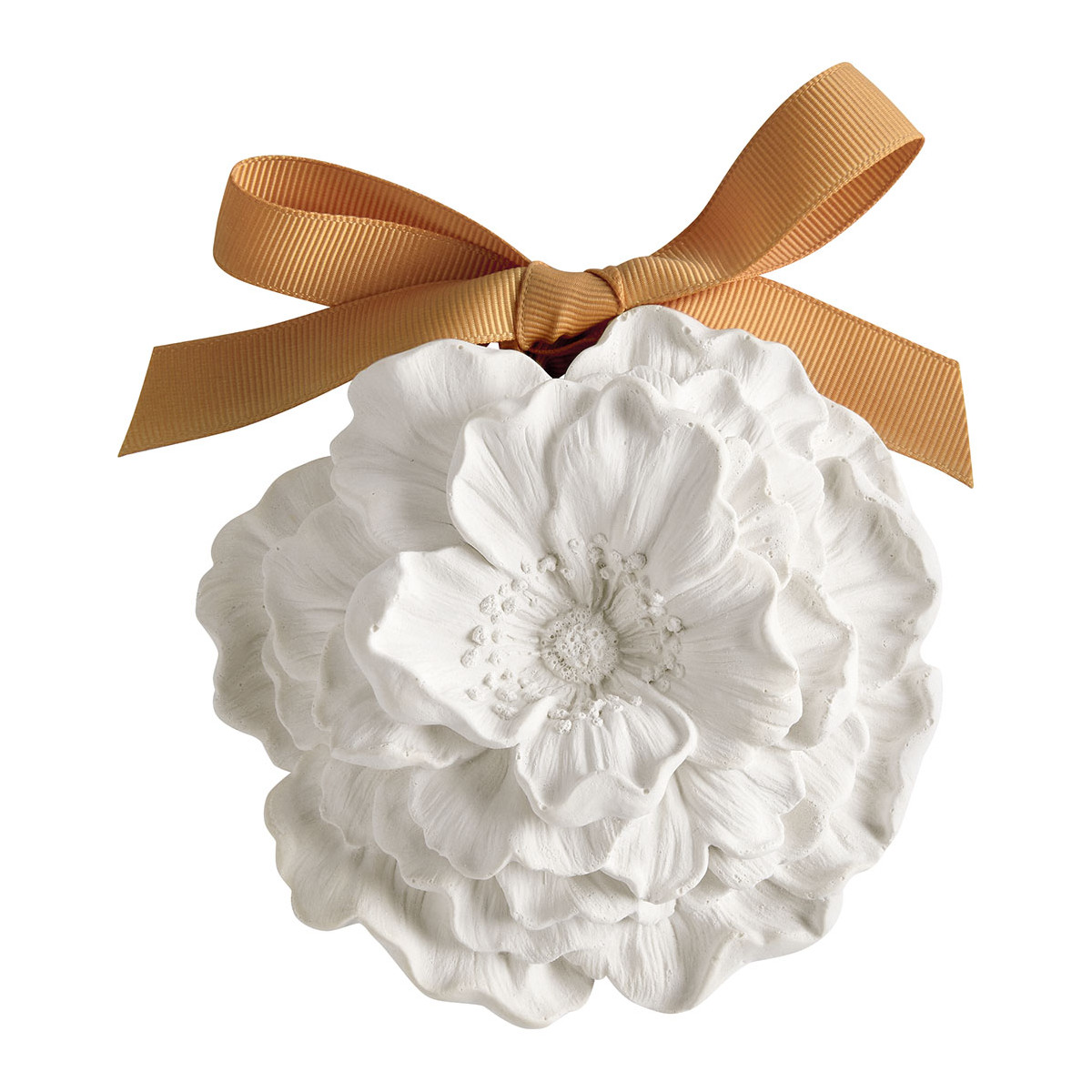 Décor parfumé Grande Fleur - FLEUR DE MANDARINE blanc, MATHILDE M