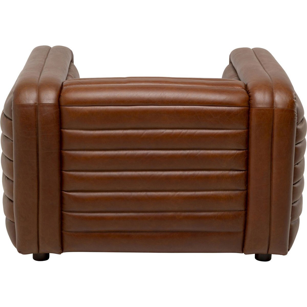 Fauteuil en cuir, AURELIO marron, KARE DESIGN