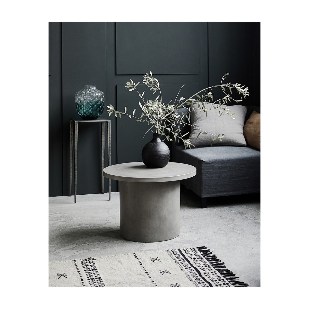Table en béton Stone gris, HOUSE DOCTOR