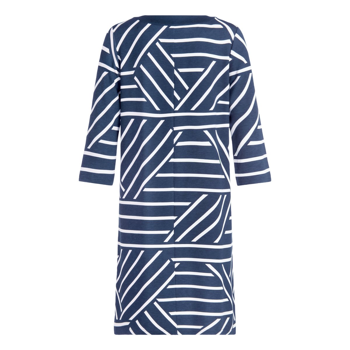Robe en jersey à manches 3/4 bleu/blanc, BETTY BARCLAY