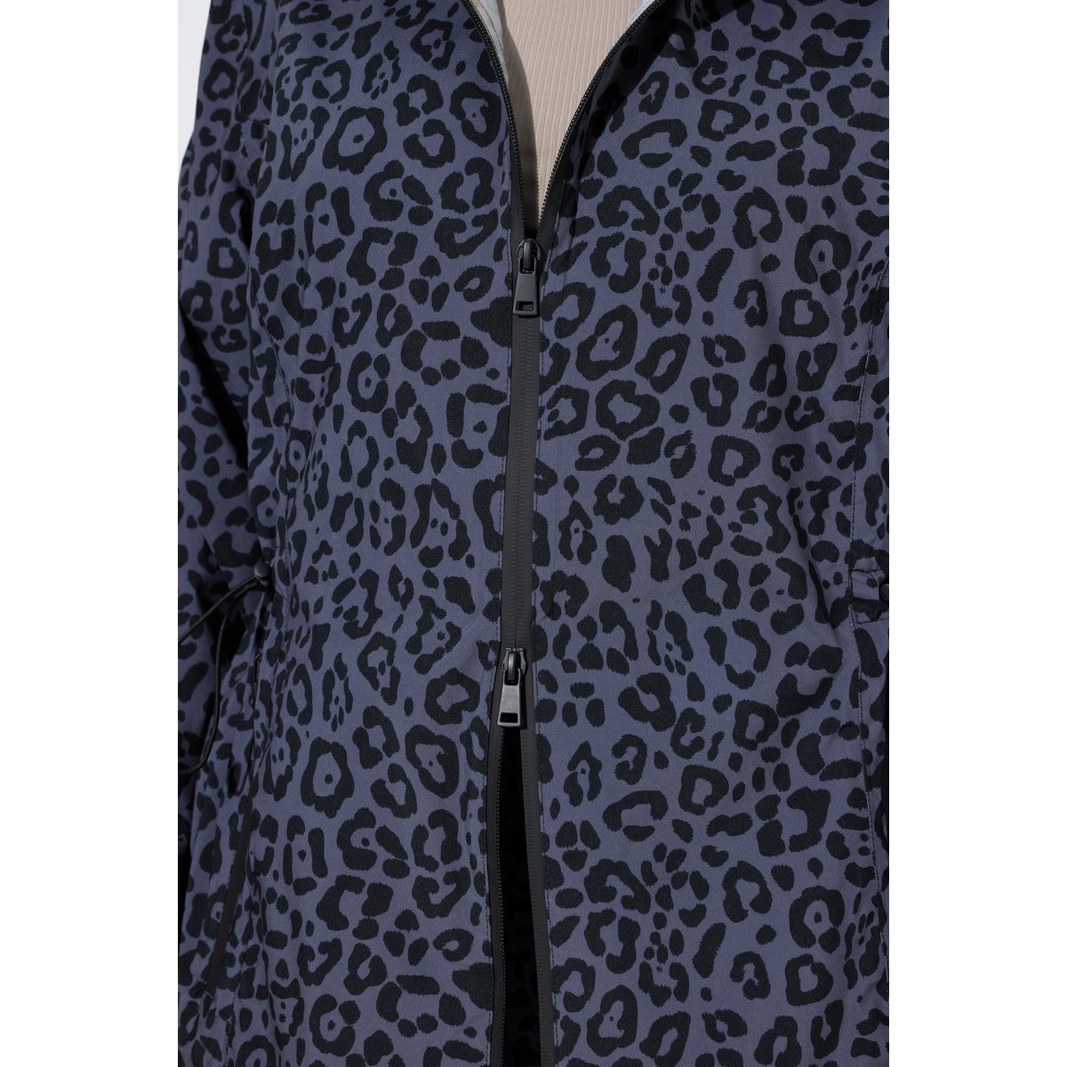 Veste de pluie imperméable, motif léopard noir, ULLA POPKEN