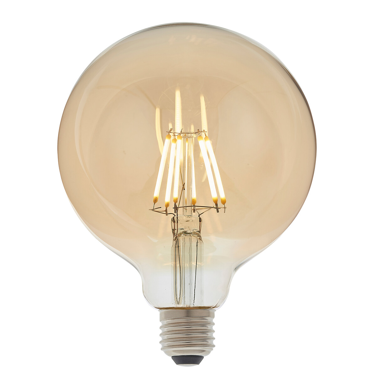 E27 6W LED Filament Medium Globe Bulb in Amber brown , ÉDITÉ